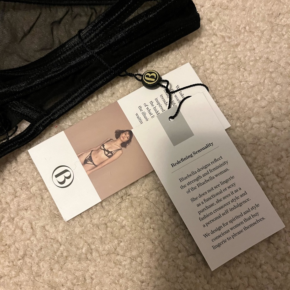 Sold Bluebella for VS Black Ellis Bra and Panty Set, Med/36DD NWT - Picture 5 of 10